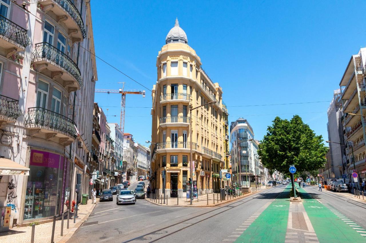 Bright City Center, 10M From Subway, 6 Rooms, Up To 20 Ppl Lisboa Eksteriør billede